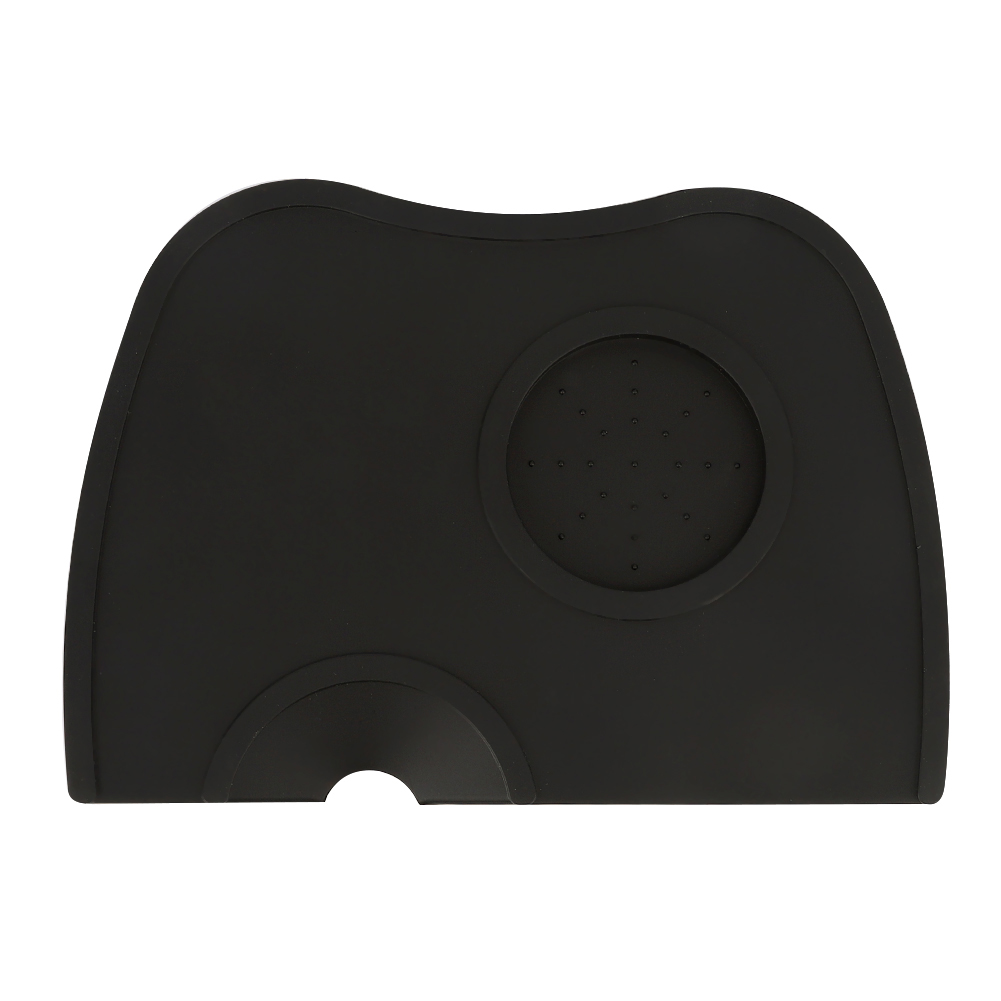 Hitzebeständige, Rutschfeste Silikon-kaffeekompaktierungsmatte, 145 X 210 Mm, Schwarz, Barista-dosierzubehör, 1 Stück