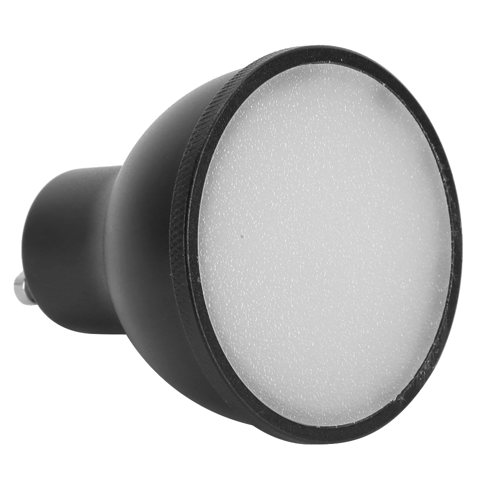 6w Gu10 Led-lampe Mit Wlan-anbindung, Sprachsteuerung Und Dimmfunktion, Schwarz, 85-265v, Kompatibel Mit Alexa Und Google.