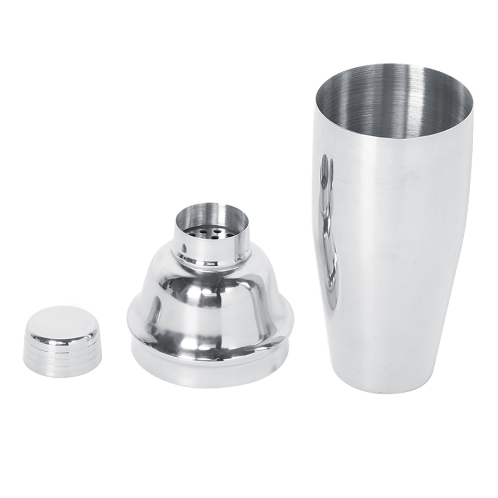 500-ml-cocktailshaker Aus Edelstahl Für Die Zubereitung Von Bar-drinks, 24 X 9 Cm, Silber, 1 Stück