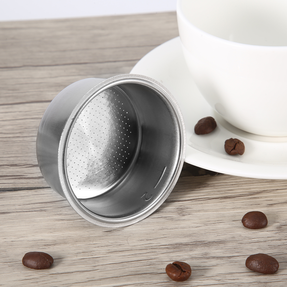 Kaffeefilter Aus Edelstahl Für Espressomaschinen, 51 Mm, Zubehör Für Druckkaffeemaschinen, Edelstahlsieb 6 X 5 X 2,5 Cm, 25 G