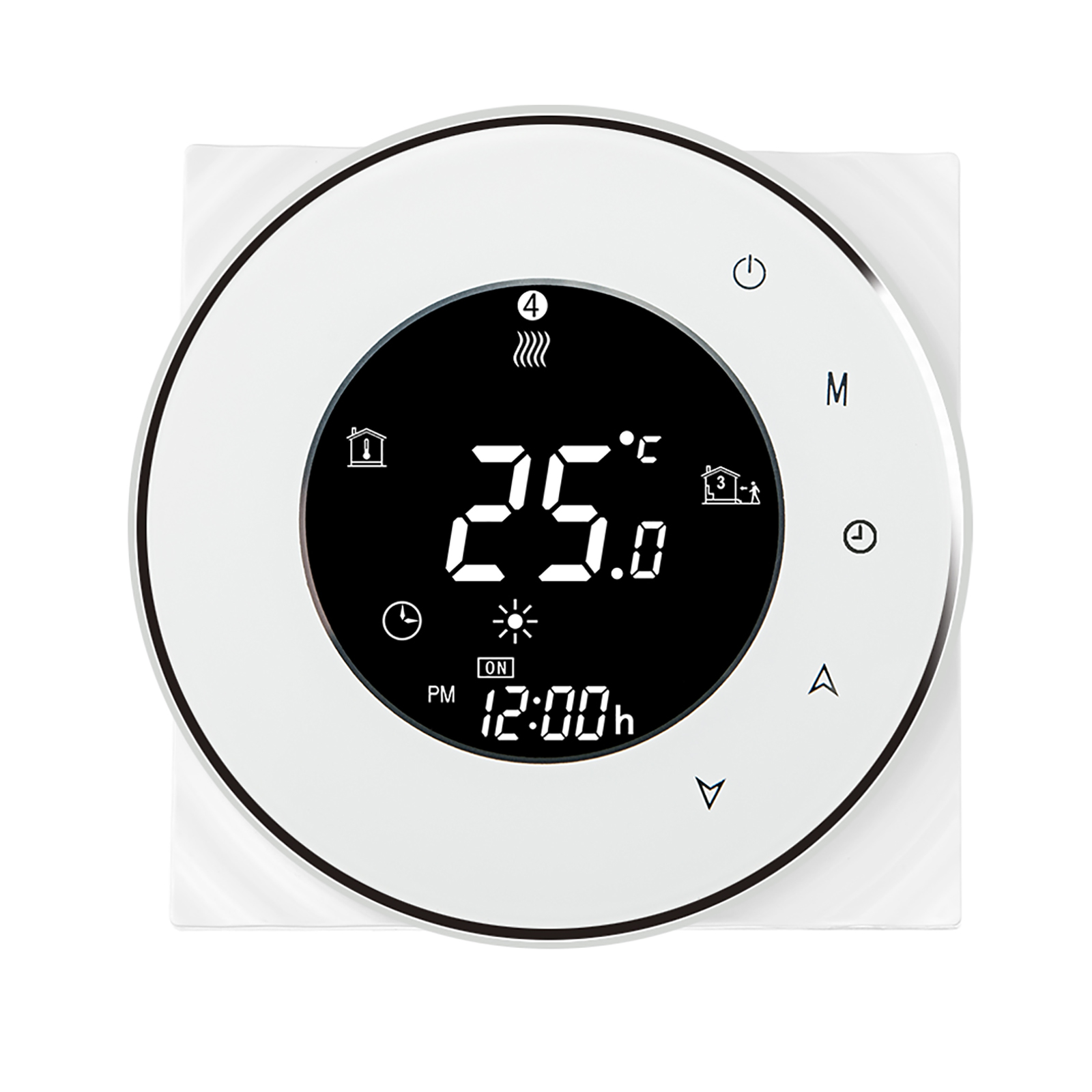 Thp6000-whpw Intelligenter Wlan-thermostat Für Warmwasserbereitung, Digitaler Temperaturregler, Tuya/smartlife-app, Hintergrundbeleuchtetes Lcd-display, Sprachsteuerung, Amazon Echo Home, Tmall Genie,