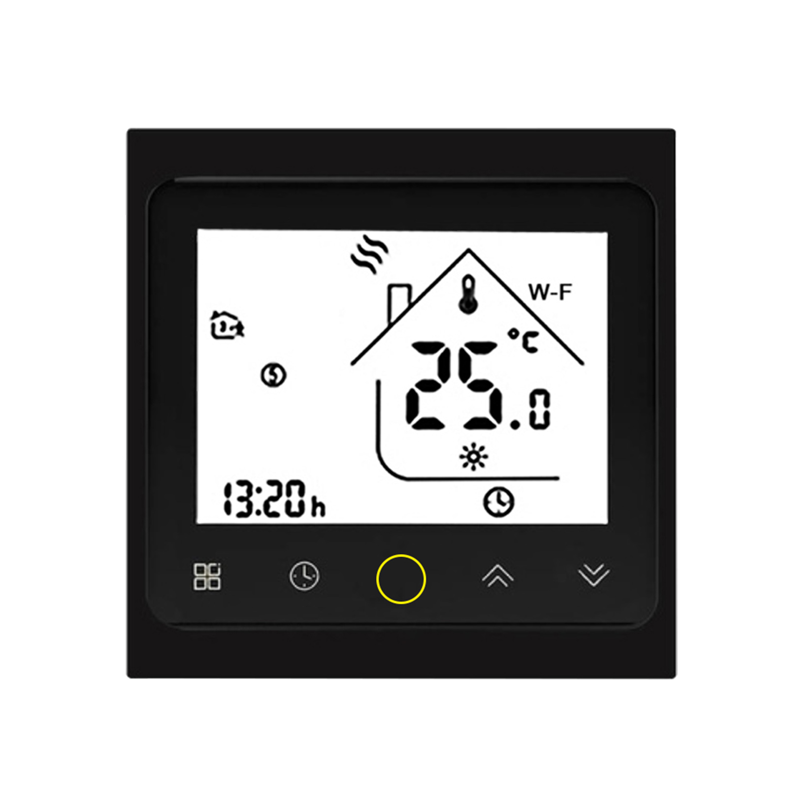Thp1002-whpw Wlan-fähiger Warmwasserthermostat, Digitaler Temperaturregler, Tuya/smartlife-app, Hintergrundbeleuchtetes Lcd-display, Sprachsteuerung, Amazon Echo Home, Tmall Genie, Ifttt, 3 A, 95–240