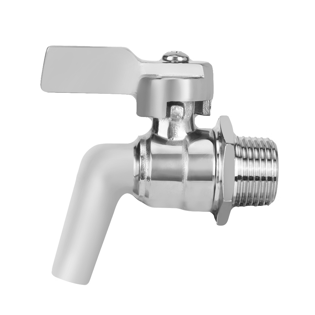 Verstellbarer Edelstahl-zapfhahn Für Bier-, Wein- Und Getränkefässer Sowie Braufässer, 1/2 Zoll, 200 Psi, 7,3 X 7,5 Cm
