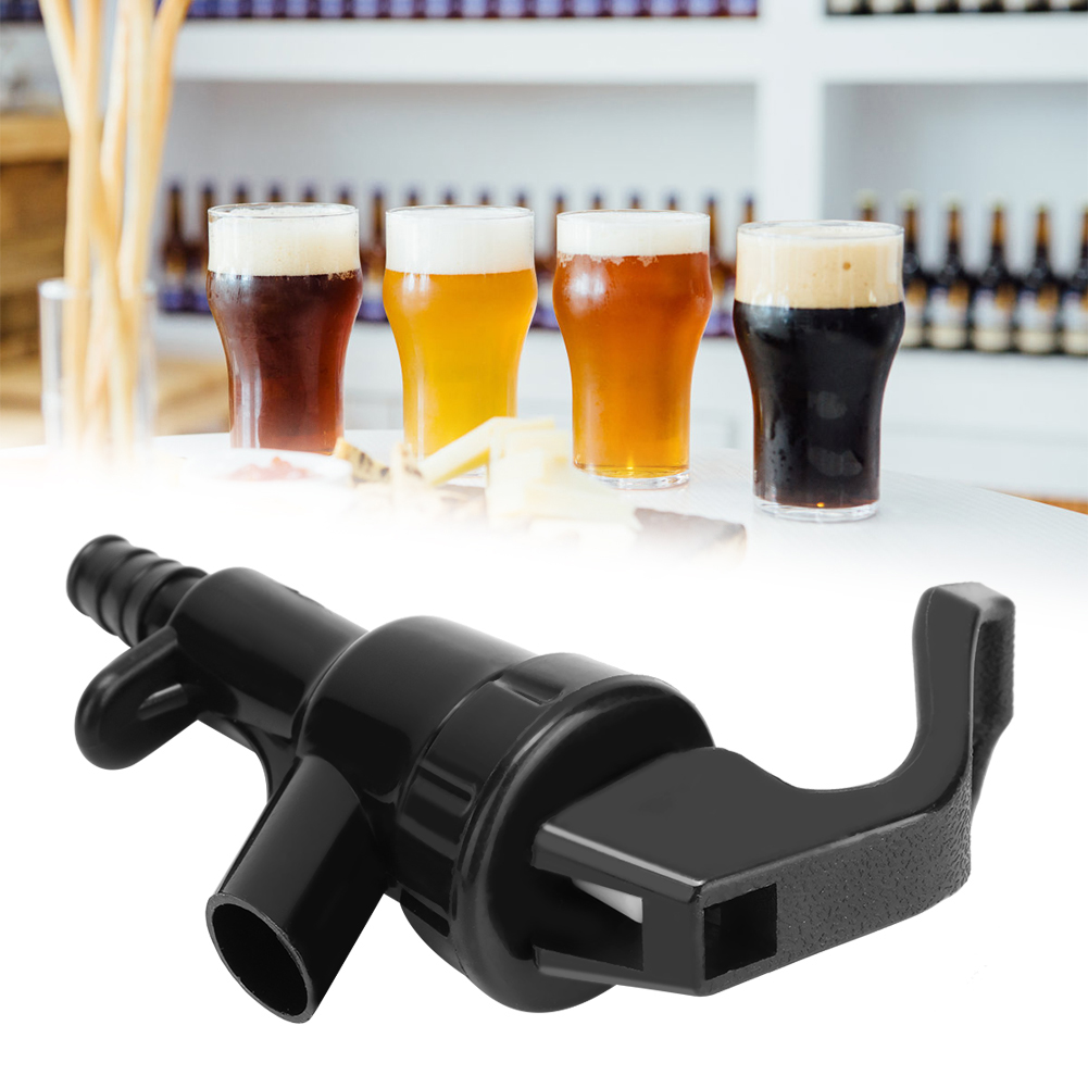 Set Mit 5 Schwarzen, Lebensmittelechten Pp-zapfhähnen Für Heimbrau-fassbierzapfanlagen Mit Fingerauflage, 8 X 7 Cm