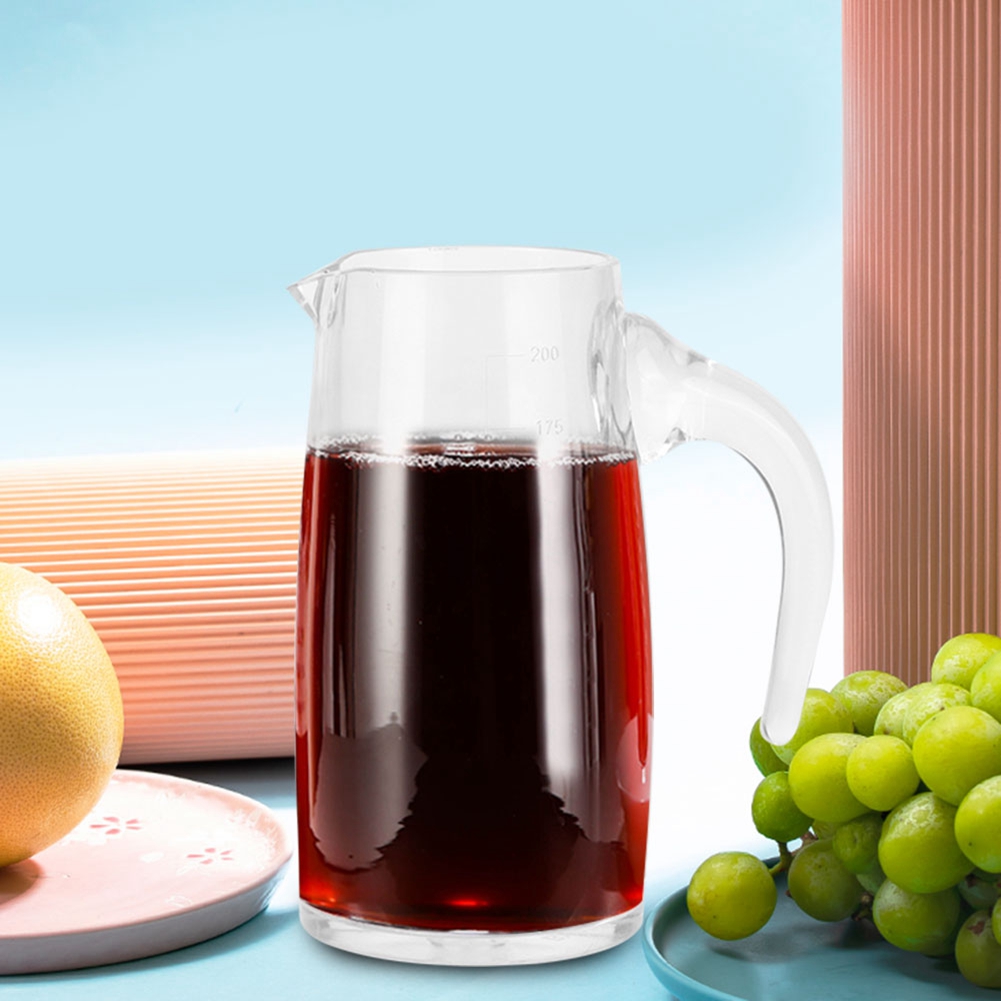 200 Ml Durchsichtige Acryl-saftkaraffe Für Bar Und Zuhause, Getränke- Und Weinkrug