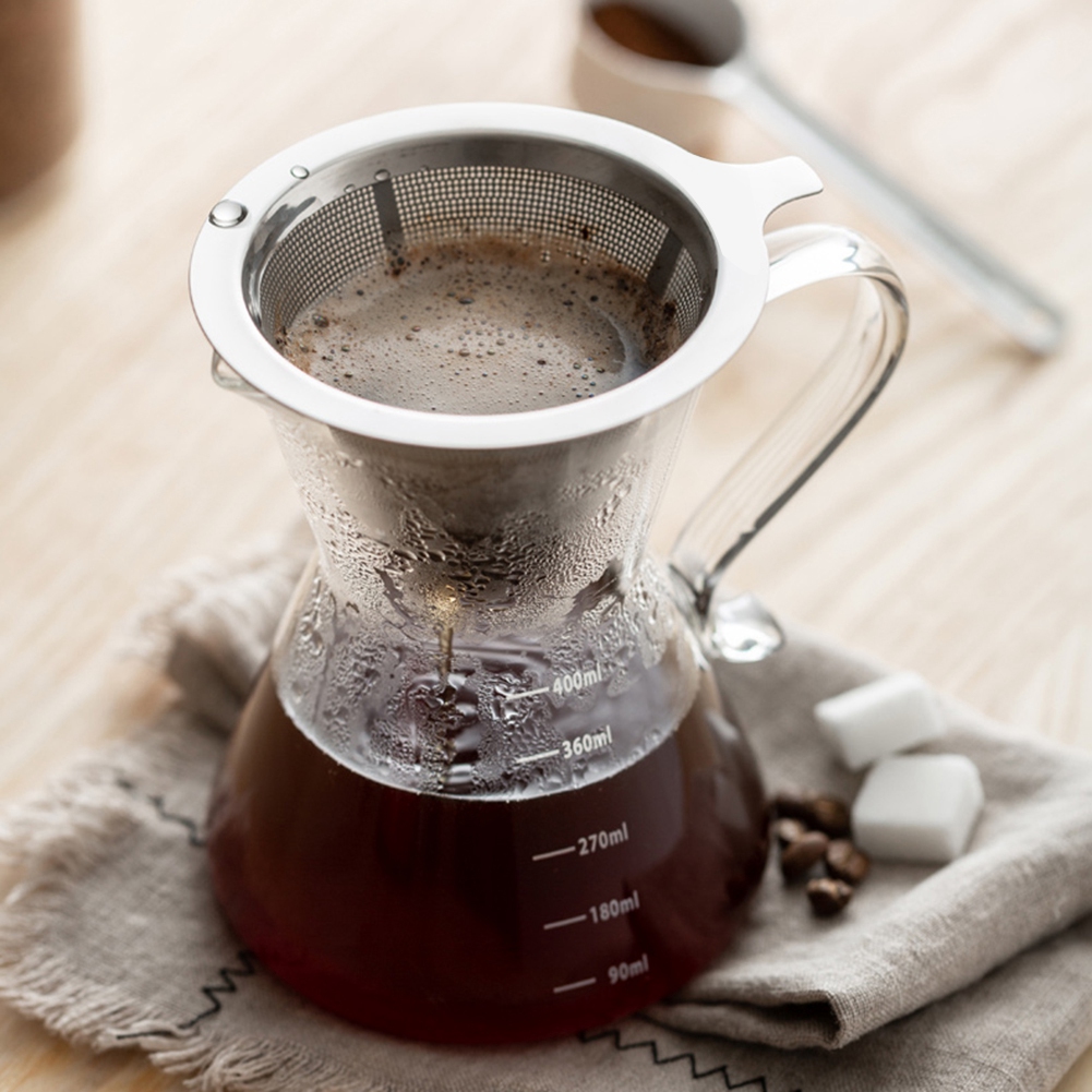 Kaffeefilter Aus Edelstahl, Tropffilter Für Den Hausgebrauch, 10 Cm X 6 Cm, 42 G, 1 Stück
