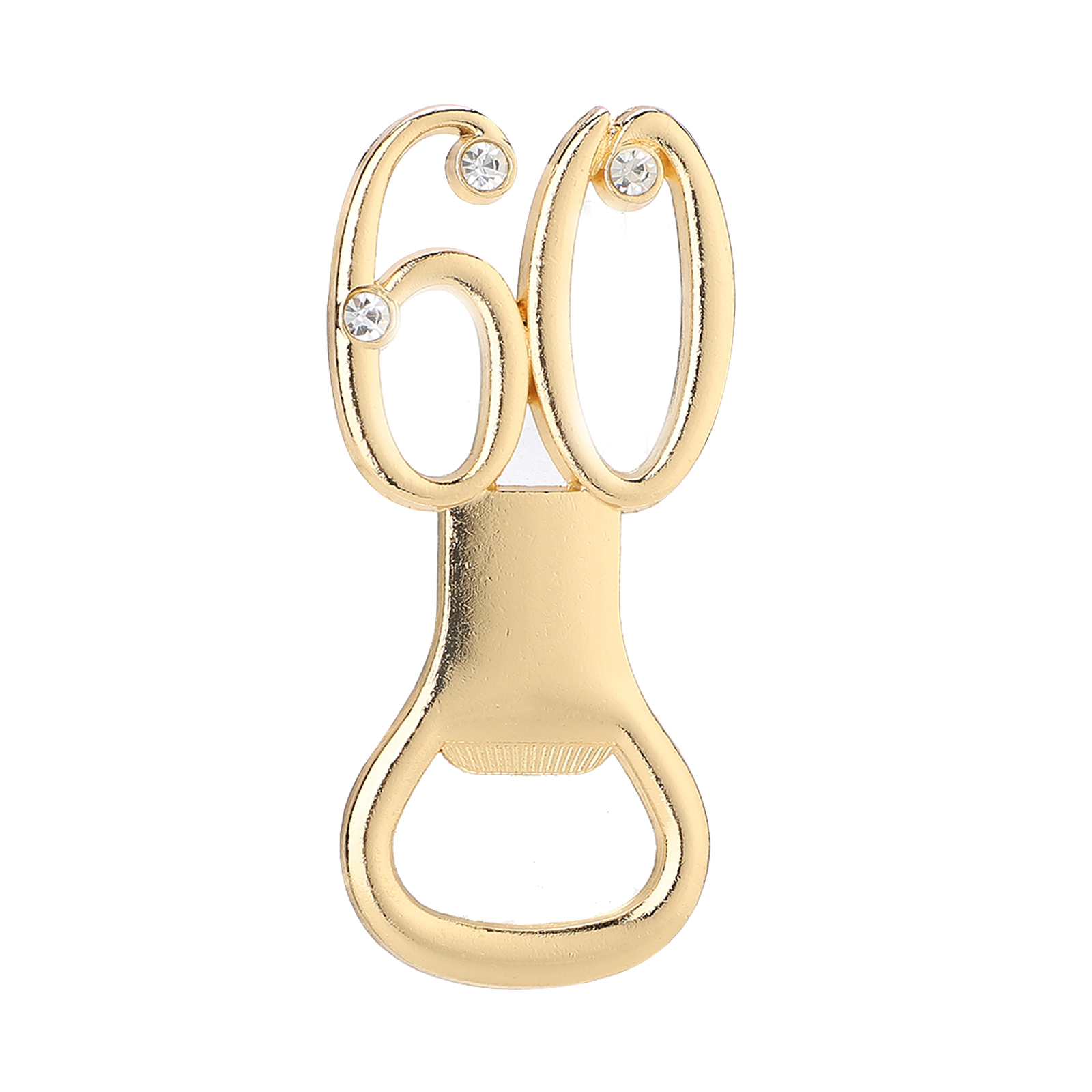 60 Flaschenöffner Aus Goldlegierung Mit Strasssteinen, Geschenkset Für Hochzeiten, Geburtstage, Partys, Barzubehör, Flaschenöffner