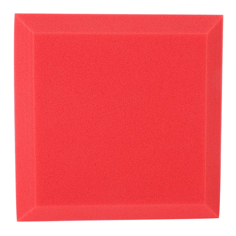 Set Mit 6 Roten Pu-schalldämmplatten, 30x30x5cm, Für Tonstudios Und Heimkinos