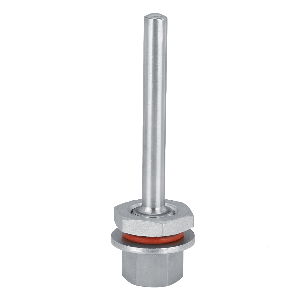 10 Cm Edelstahl-thermowell-set Mit Mutter Und Silikondichtungen Für Heimbrauprojekte