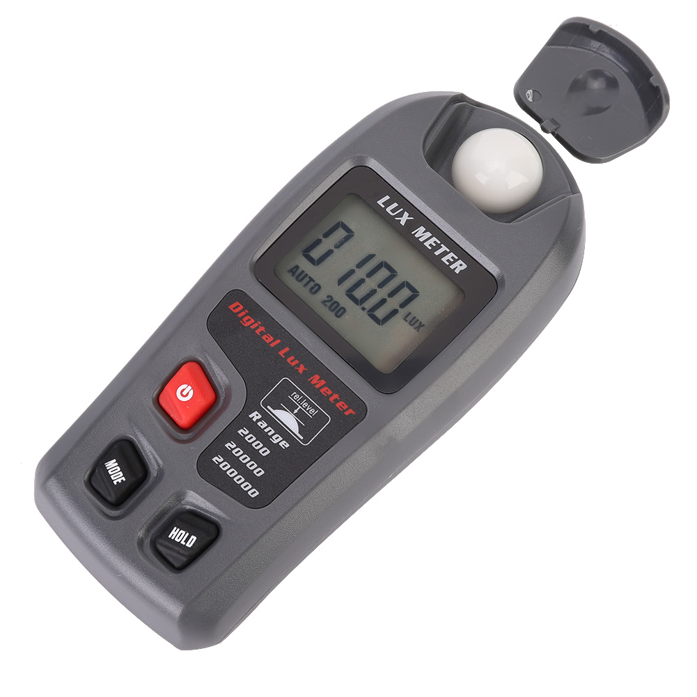 Tragbares Elektronisches Digitales Luxmeter, Lichtphotometer 0,1-200000 Lx Mit Lcd-bildschirm