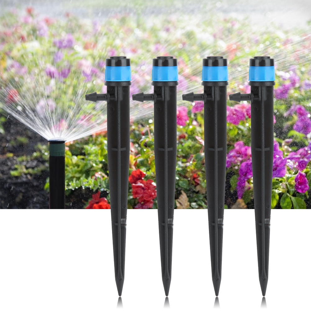 Packung Mit 100 Kunststoff-bodentropfern Für Gartenbewässerungssysteme, 13,5 Cm Lang, 4/7 Mm Schlauchanschluss