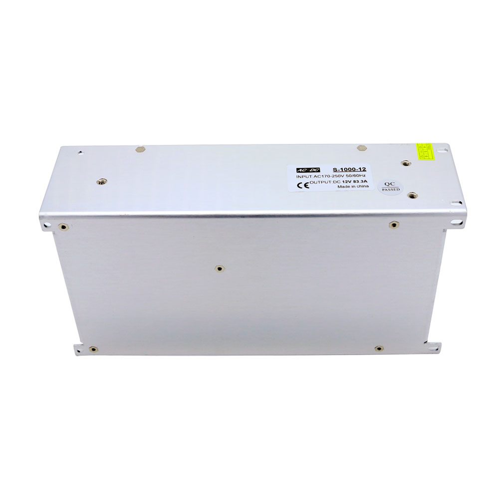 Joolonpor 1000w Ac 100-240v Auf Dc 12v 83,3a Geregeltes Schaltnetzteil Für Led-streifen, Kameras, Pcs, Projektoren, Radios