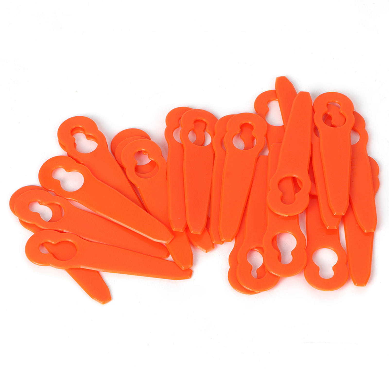 24-teiliges Kunststoff-schneidmesserset Für Stihl Polycut 2-2 Freischneider, 8,5 Cm, Orange
