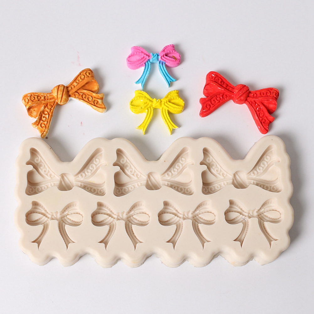 Schleifenförmige Seifenform, Fondant-kuchen- Und Keksdekorationsform, Silikon-backwerkzeug Für Diy-projekte 50-788