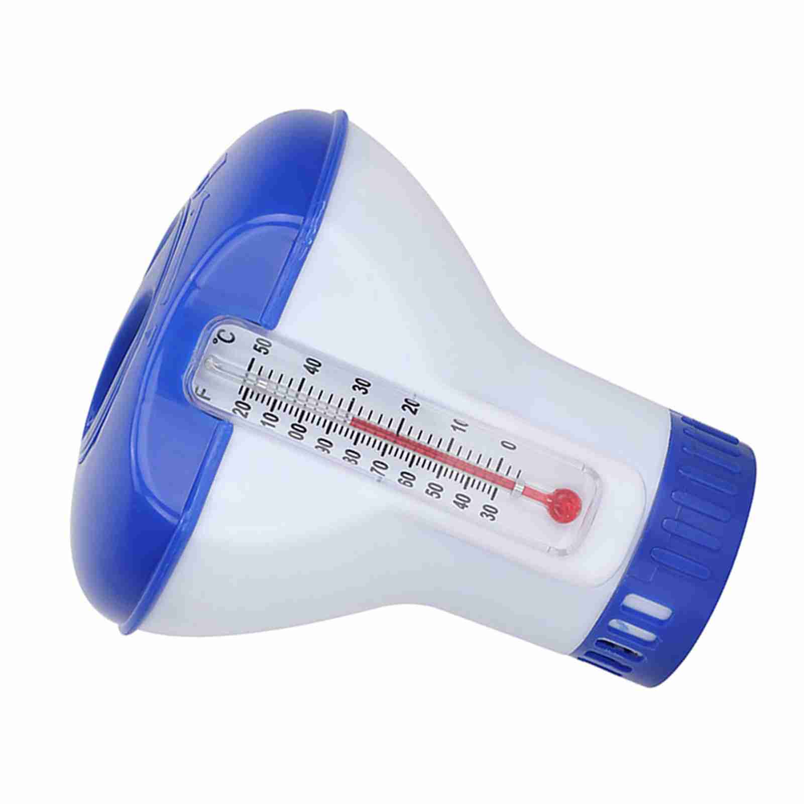 Schwimmender Chlorspender Für Schwimmbäder Mit Thermometer- Und Tablettenhaltern