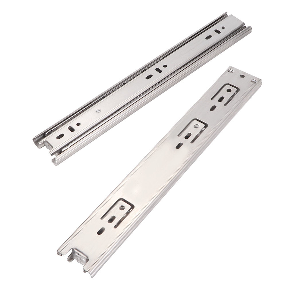 12"-18" Edelstahl-schubladenschiene, 3-teilig, Gleitmechanismus Für Möbel (12" Ungedämpft)