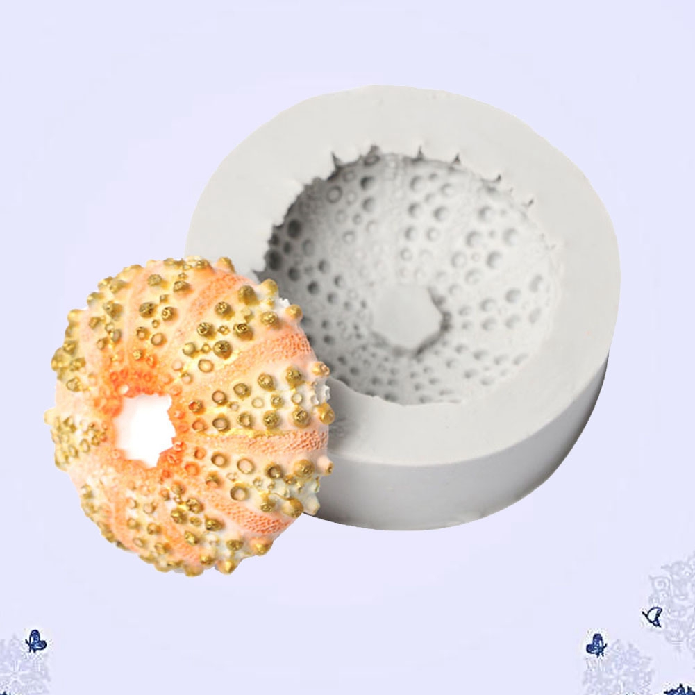 Schokoladenform Der Marine-serie: Muschel-, Seestern- Und Fischschwanzform, Diy-silikonform Für Torten 01