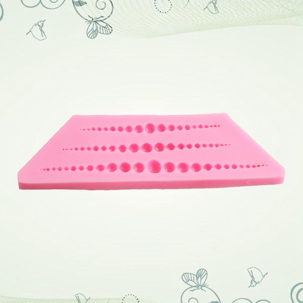 Silikon-schokoladenform „perlenkette“, Diy-kuchenform, Fondant-dekorationsform 03