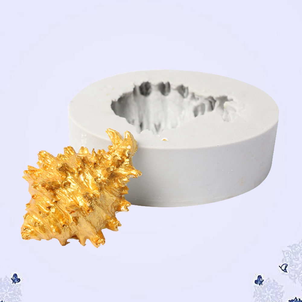 Schokoladenform Der Marine-serie: Muschel, Seestern, Fischschwanz Und Diy-silikonform Für Kuchen 03