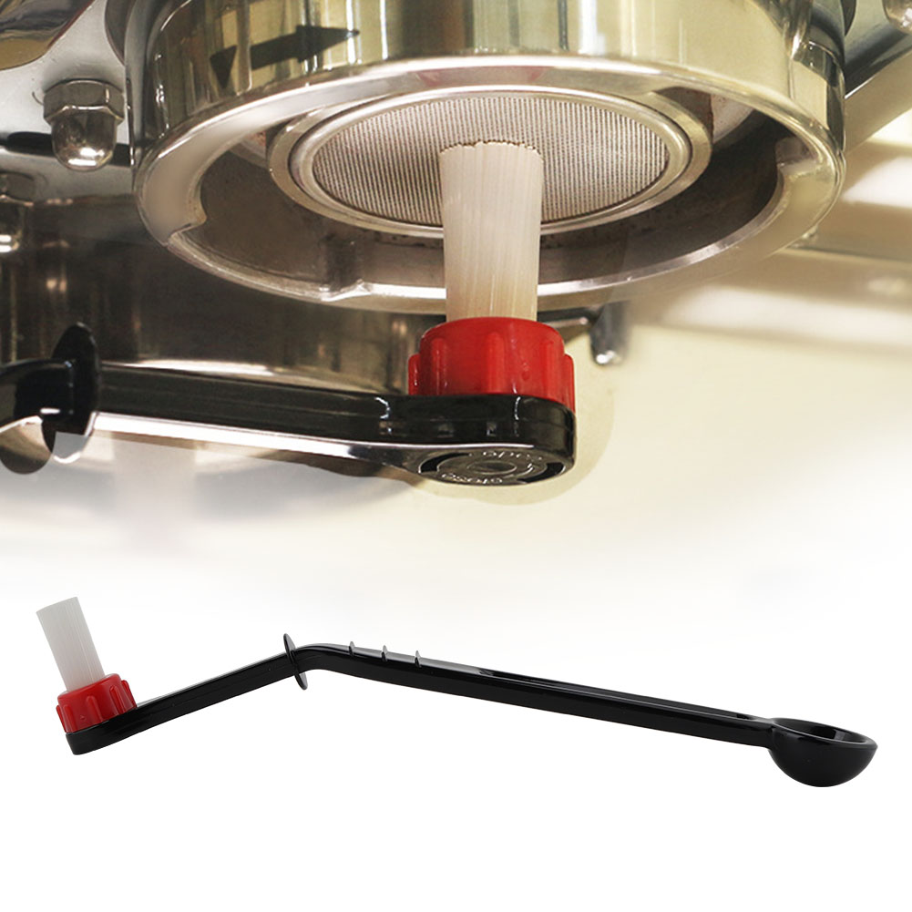 2-in-1 Reinigungsbürste Für Kaffeemaschinen, Aus Nylon Und Speziell Für Espressomühlen Entwickelt