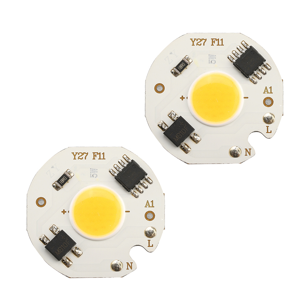 10 Ac 220v 5w Hochleistungs-cob-scheinwerferlampen Mit Integrierter Chip-lichtquelle (warmweiß)