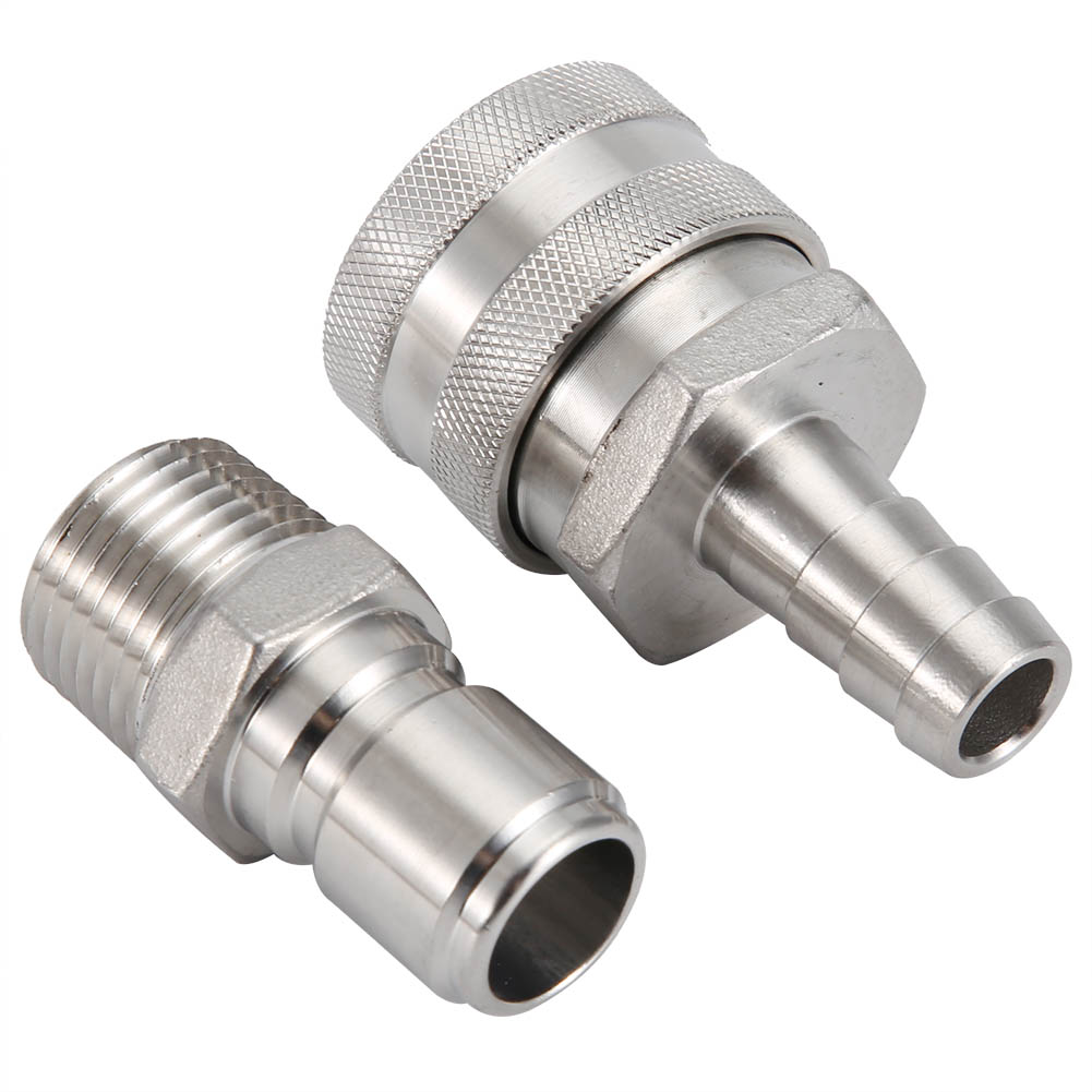 Schnellkupplungsset Aus Edelstahl Für Hobbybrauer, 1/2"-bsp-bieranschluss