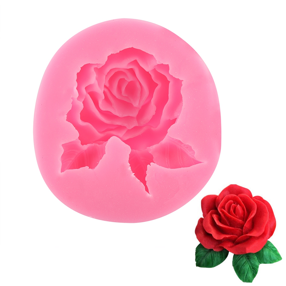 Rosenförmige Silikonformen Für Kuchen, Fondant Und Schokolade, Dekorationswerkzeug, Backzubehör
