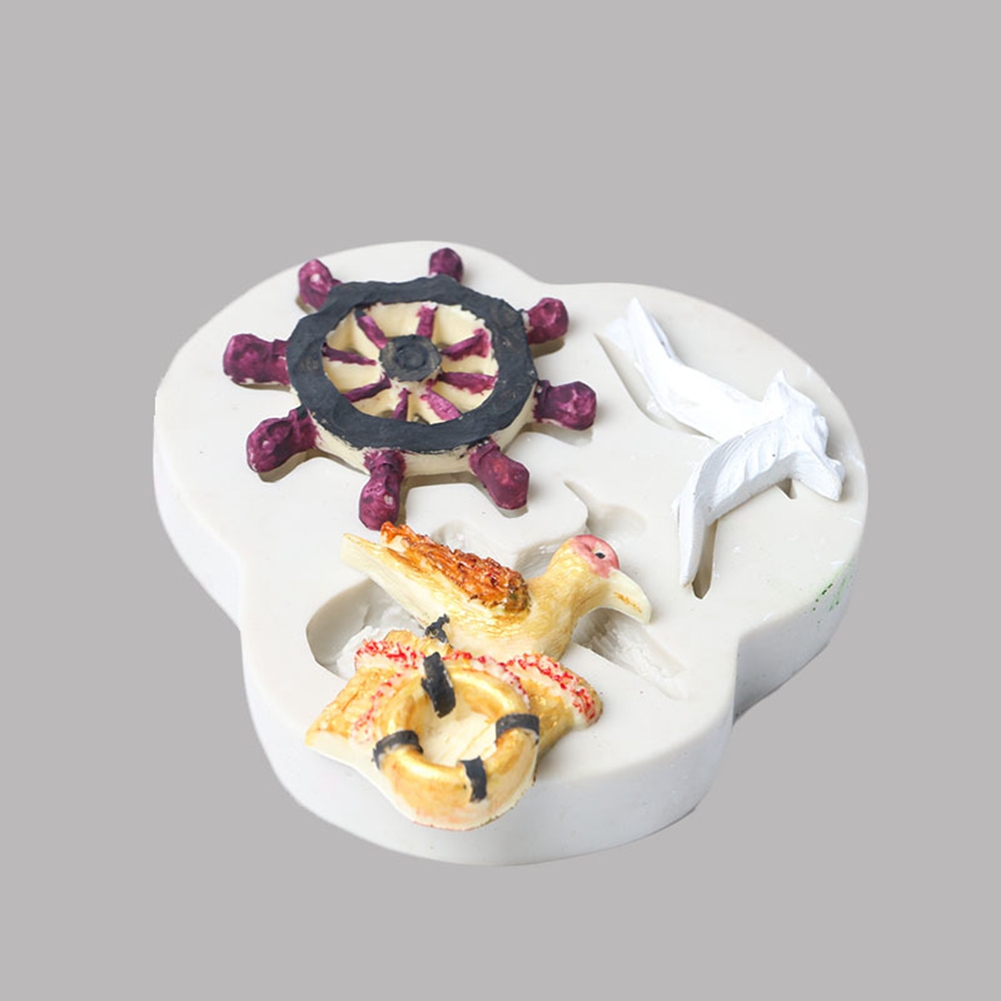 Diy-silikon-kuchenform Im Maritimen Stil, Ideal Zum Backen Von Fondant, Cupcakes Und Desserts 05