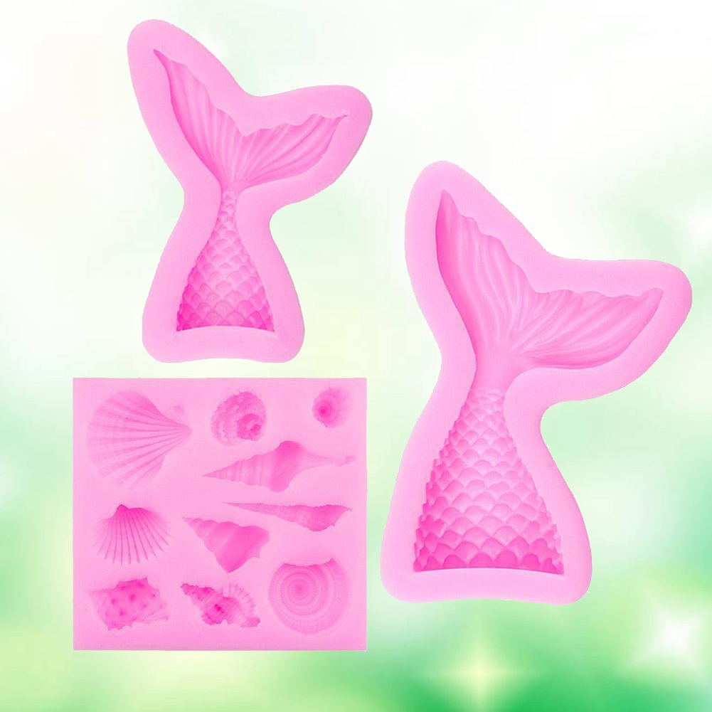 Silikon-backform Der Ocean-serie Zum Dekorieren, Diy-kuchenform Zum Backen Von Cupcakes Und Desserts 03