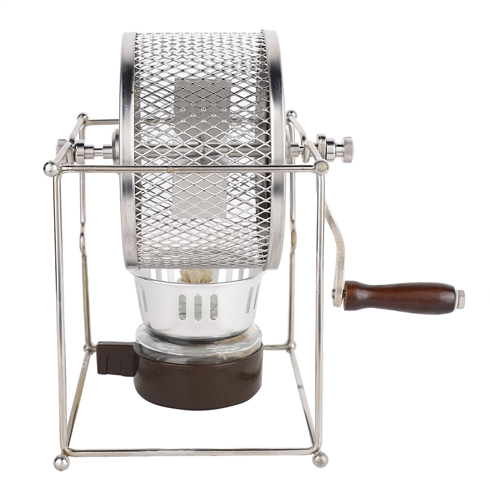 Mini-handröster Für Kaffeebohnen Zur Verwendung Zu Hause, Edelstahlwalzen Mit Griff