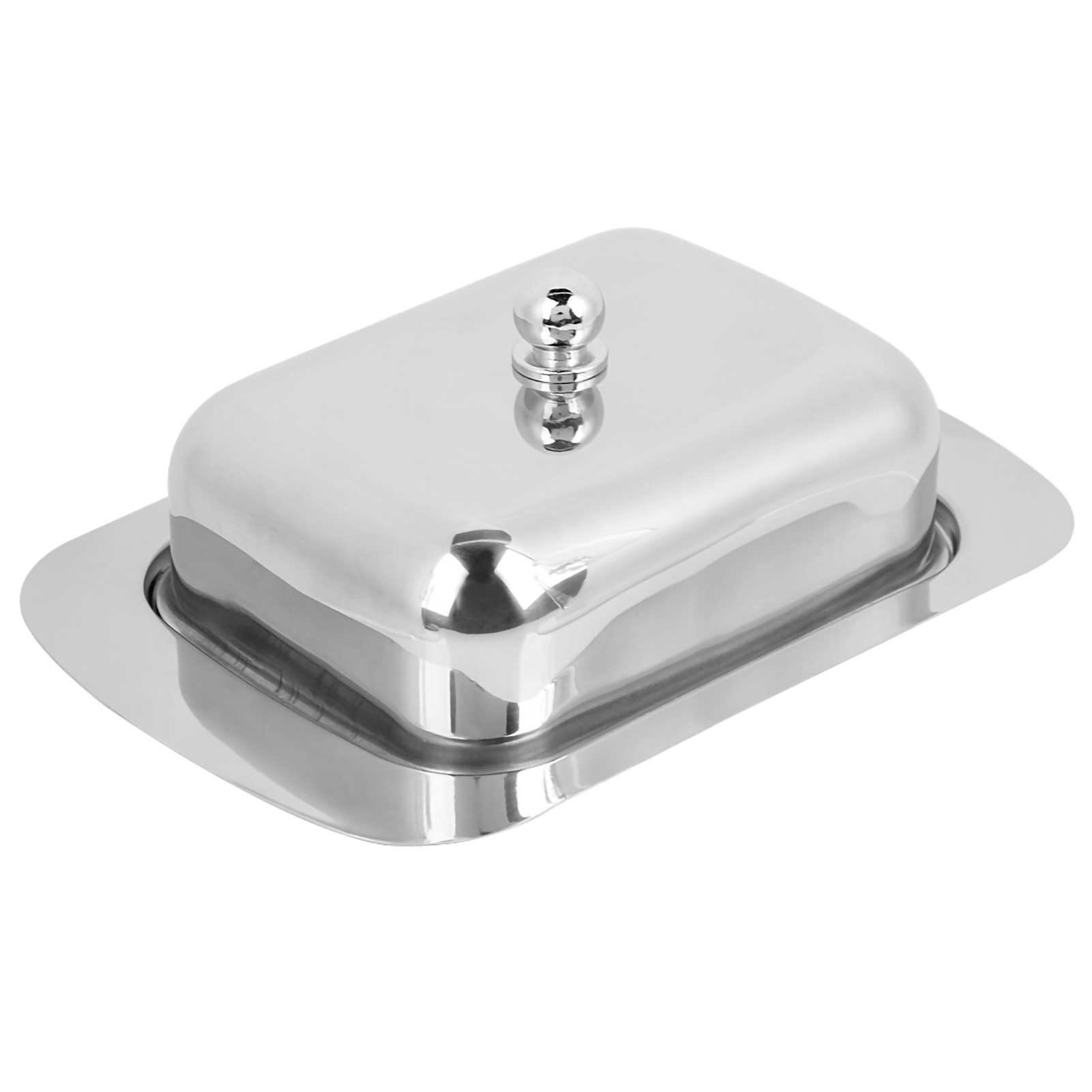 Butter- Und Käsebecher Aus Edelstahl Mit Deckel