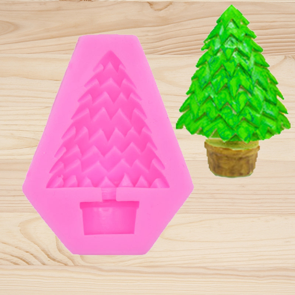 Diy-weihnachts-silikonform, Mehrfach Dekorierter Kuchen, Fondant- Und Schokoladenform (16)