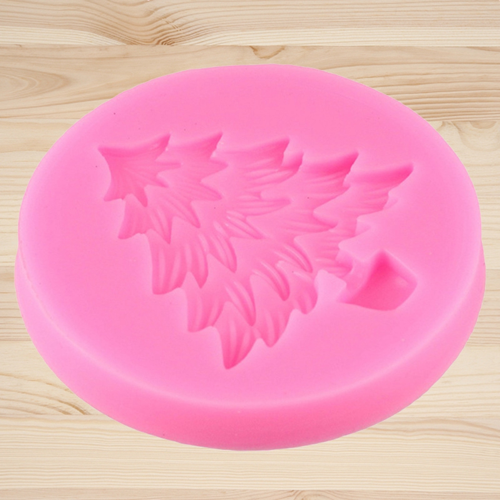 Diy-weihnachts-silikonform, Mehrfach Dekorierter Kuchen, Fondant- Und Schokoladenform (19)