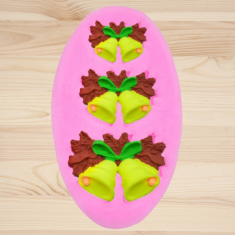 Diy-weihnachts-silikonform, Mehrfach Dekorierte Kuchen-, Fondant- Und Schokoladenform (22)