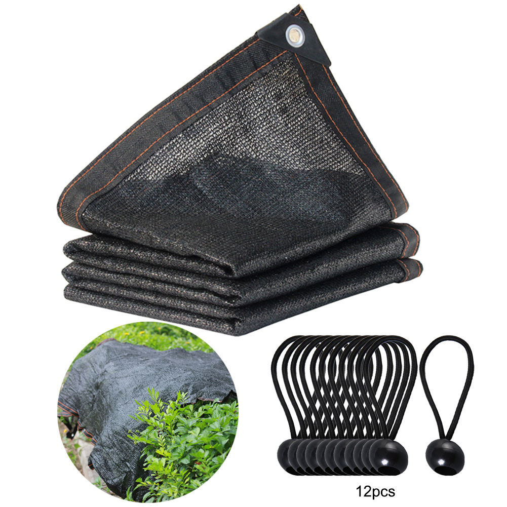 Sonnenschutznetz Mit Schlaufen Und Seilen, 65-75 % Schattierung, 3 X 3 Meter, Für Den Garten