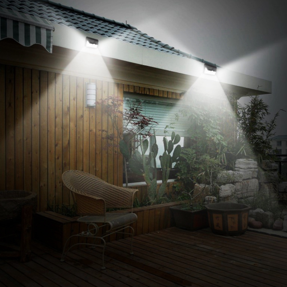 Solarbetriebene Außenwandleuchte Mit Bewegungsmelder, Led, Für Garten, Hof, Landschaftsgestaltung, Dekorative Beleuchtung, Abs, 20 X 11,5 X 9 Cm, Ip65, 42 Leds