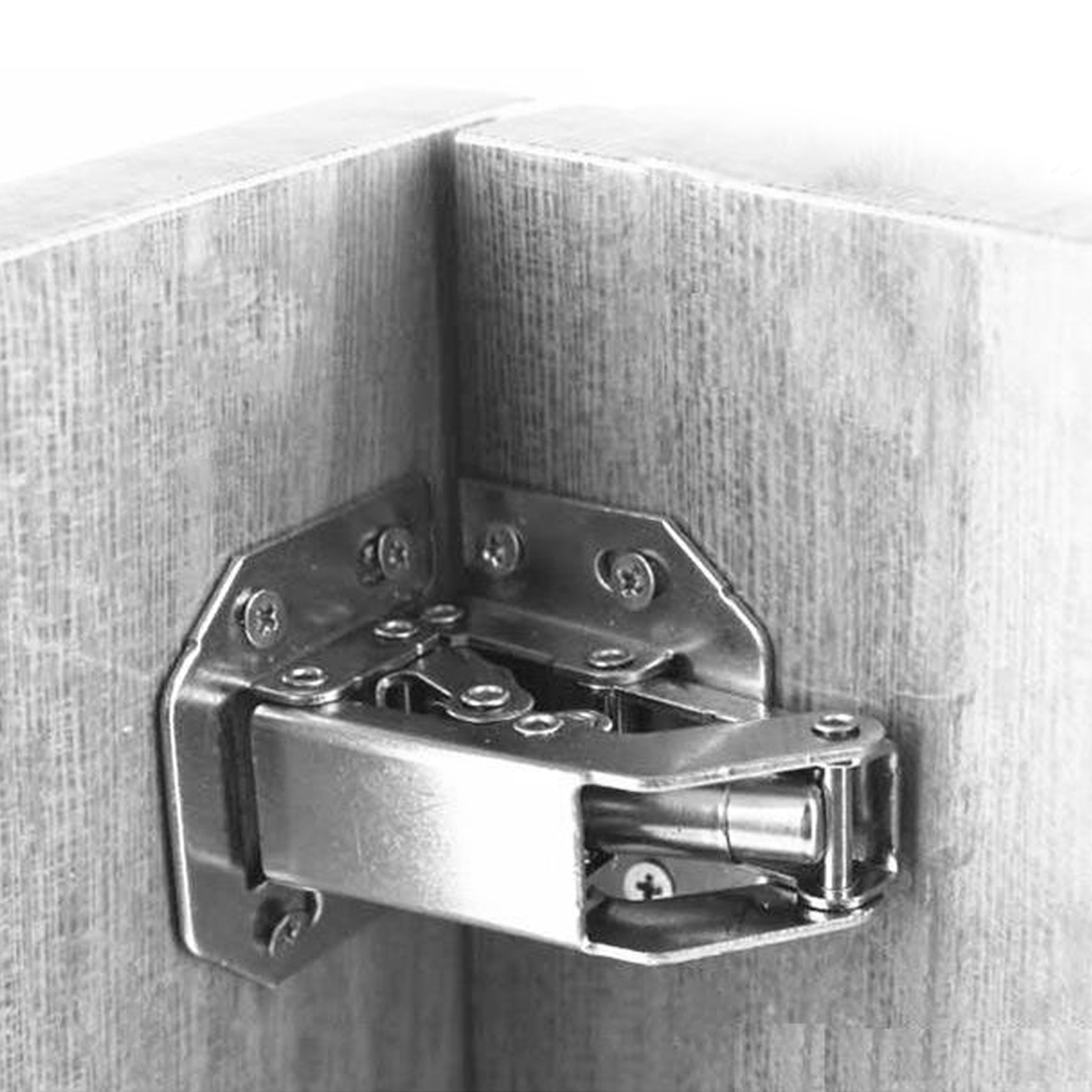 Set Mit 2 Edelstahl-brückenbändern Für Schubladen Und Türen, Haushaltsbeschläge, 11 X 7 X 4,6 Cm