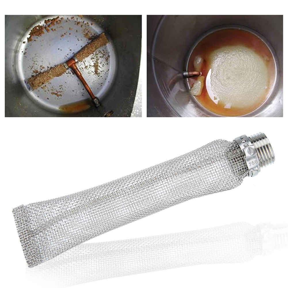 Bierfilter Aus Edelstahl 304 Mit 1/2"-gewinde Für Brauanlagen, Kochkessel Und Maischebottich, 15 Cm Maschenweite