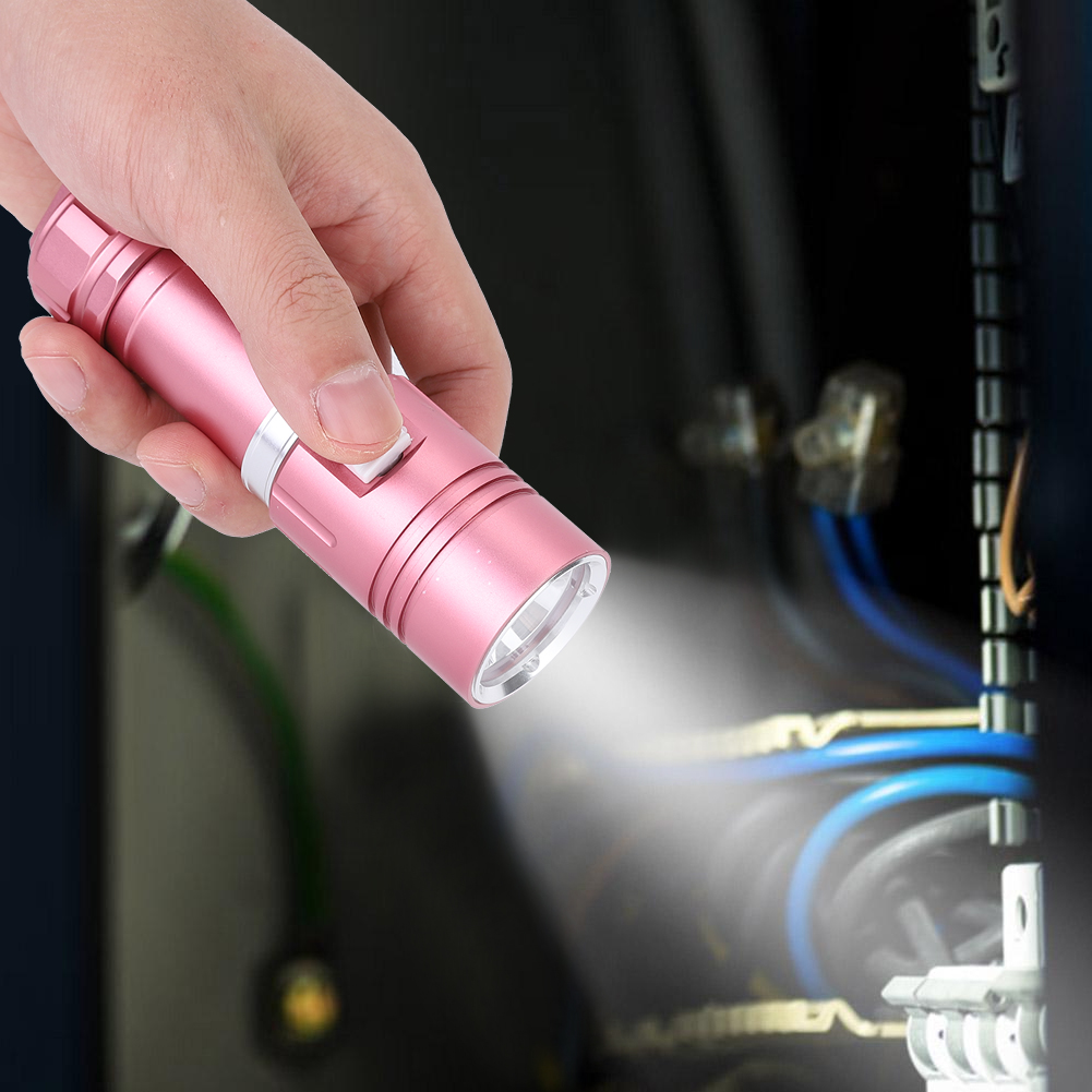 L2 Led-taschenlampe, Wasserdicht Bis 100 M, Camping, Stufenlose Dimmfunktion