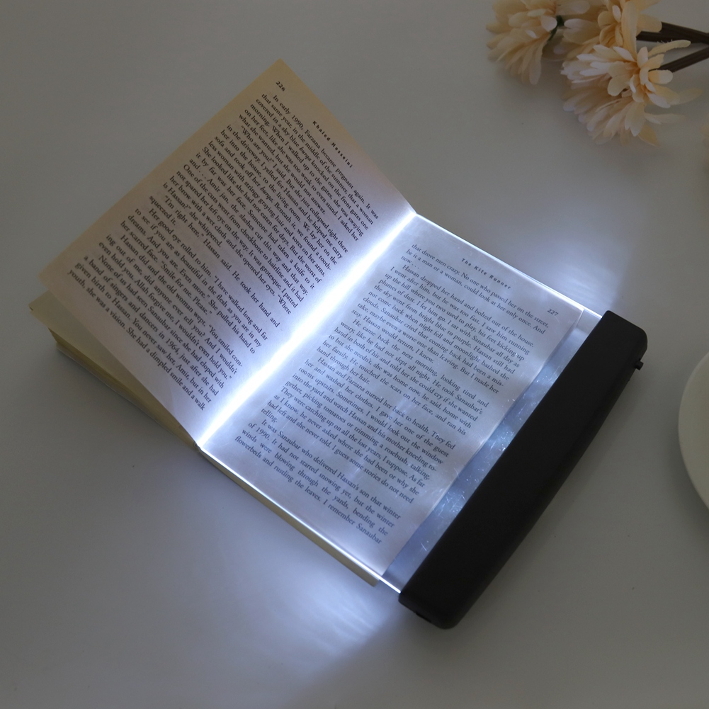 Tragbare Led-leselampe, Flaches Design, Praktisches Weißes Licht, 12 V, 1000 Lm, 117 G, 15 X 2,5 X 18,5 Cm, Für Schlafzimmer, Reisen Und Arbeitszimmer, 1 Stück