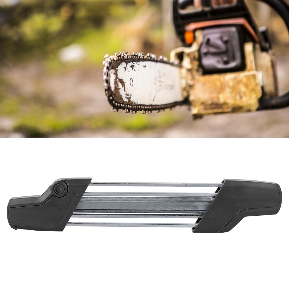 2-in-1 Tragbare Kettensägen-schärffeile 4,0 Mm Für Stihl 5605, 750, 4303 3/8"-kette, Metallwerkzeug 32 X 6,5 Cm