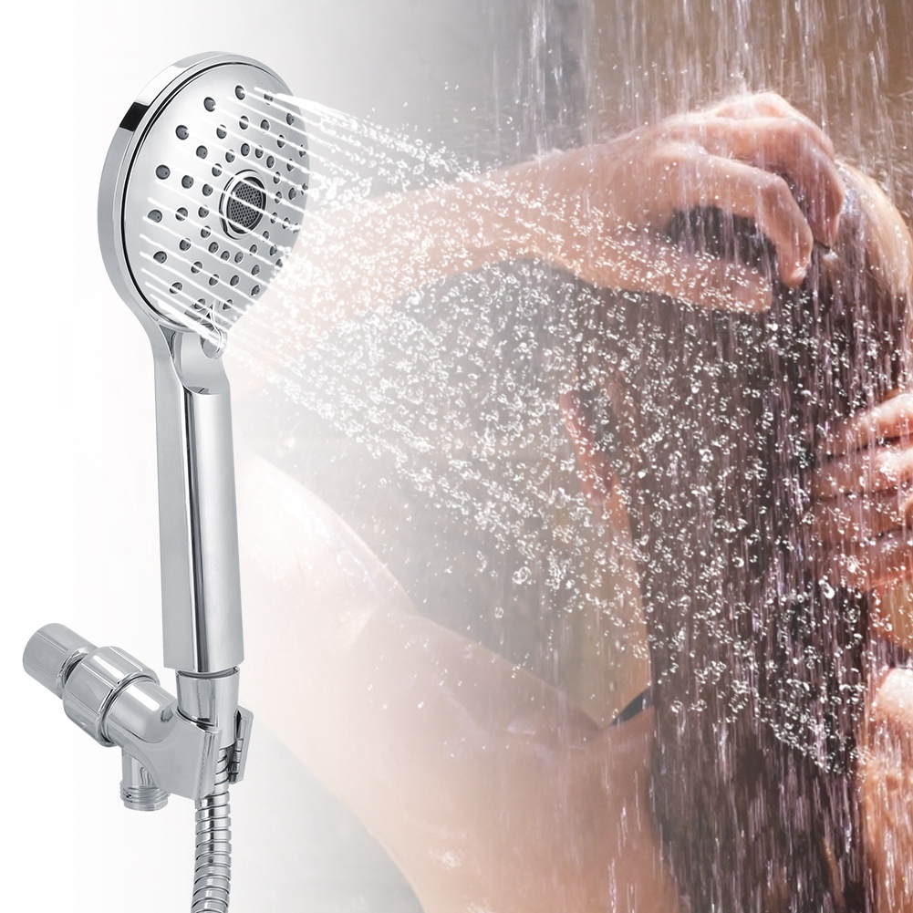 Multifunktionales G1/2-handbrauseset Mit Wassersparendem Brausekopf, Schlauch Und Abs-halterung