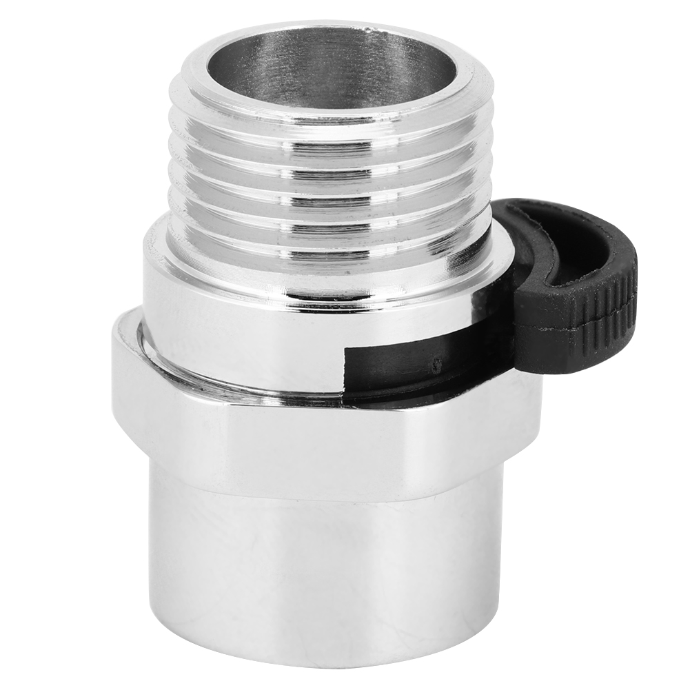 Duscharmatur Mit 1/2"-gewinde, Keramikmessing, Absperrventiladapter, Durchflussregler Und Absperrventil, Badezimmerarmatur
