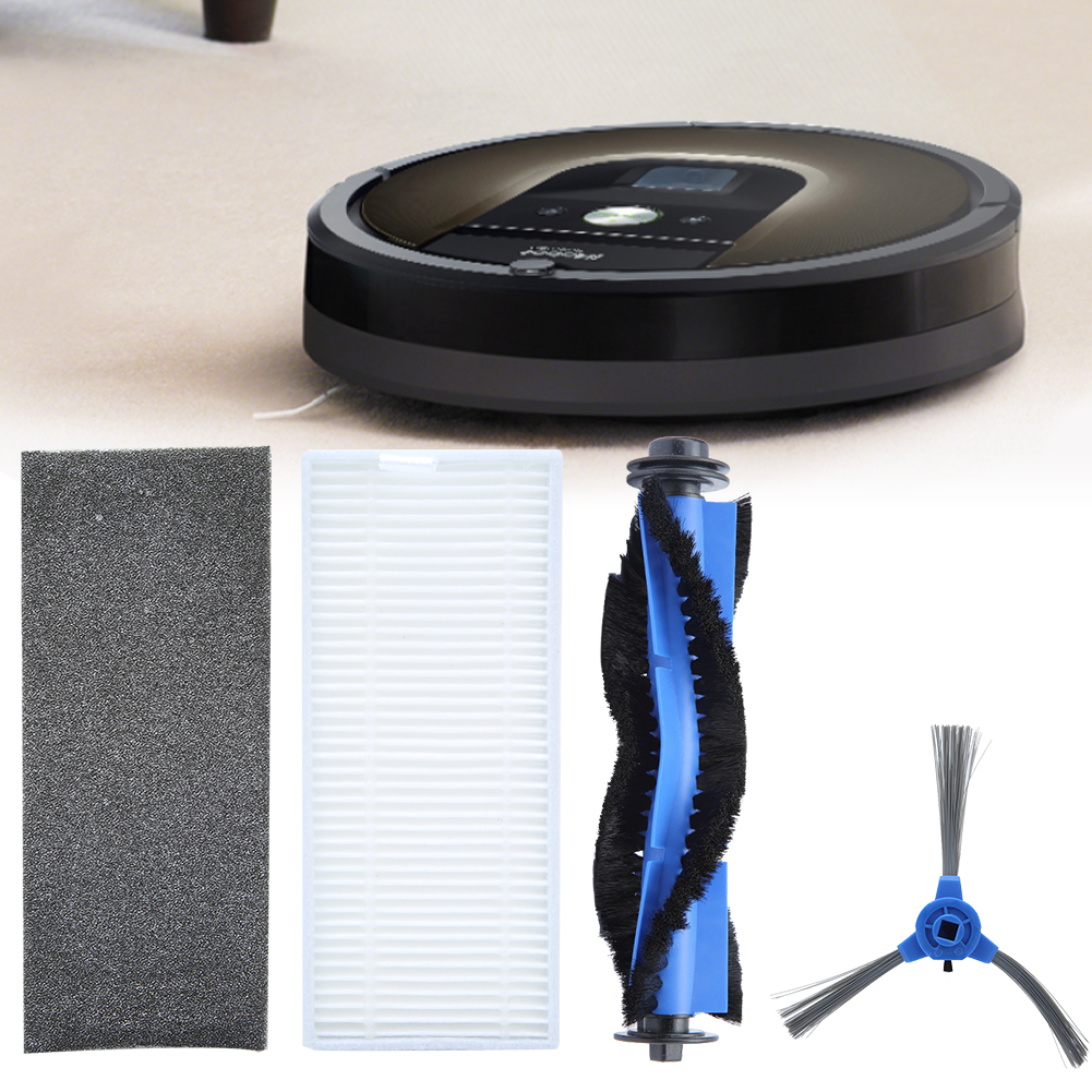 Zubehörset Für Saugroboter: 1 Hauptbürste, 4 Seitenbürsten, 4 Filter, Abs, Für Eufy 11s Robovac 15t 30 30c 15c 12 35c