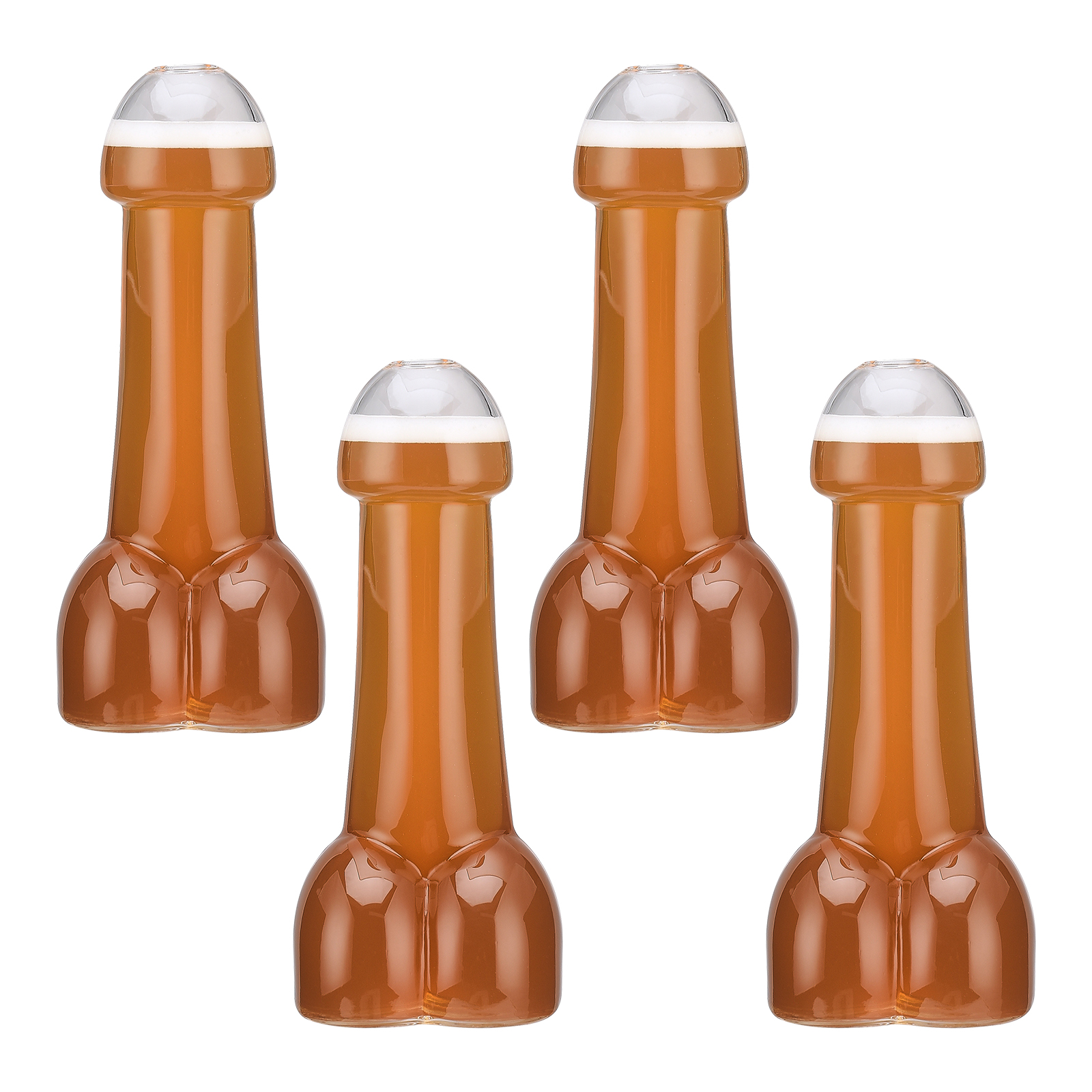 Designer-cocktailgläser Aus Umweltfreundlichem Borosilikatglas Mit Strohhalmen, 15 X 6 Cm, Geschenkidee