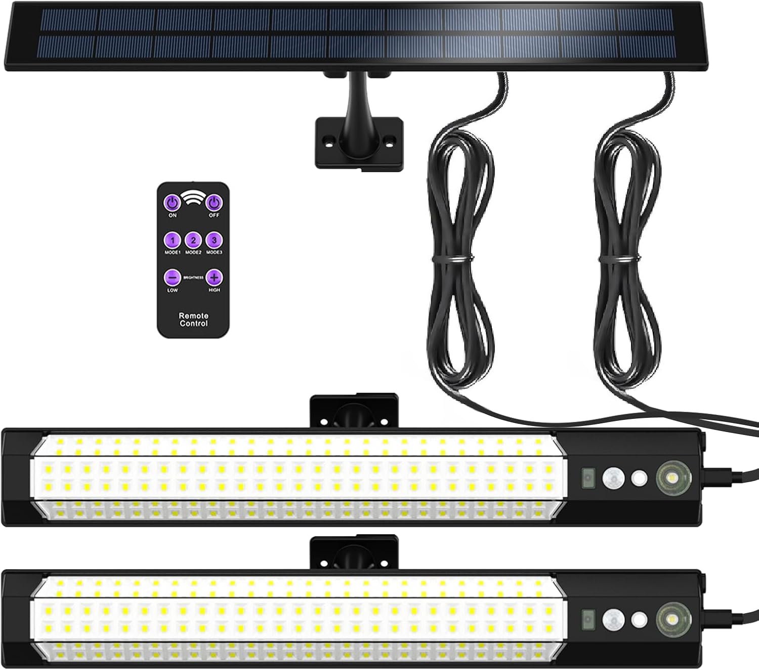 Jssevn - Hochleistungs-solarleuchte Mit Bewegungsmelder, Bewegungsaktiviert, Automatisches Ein-/ausschalten