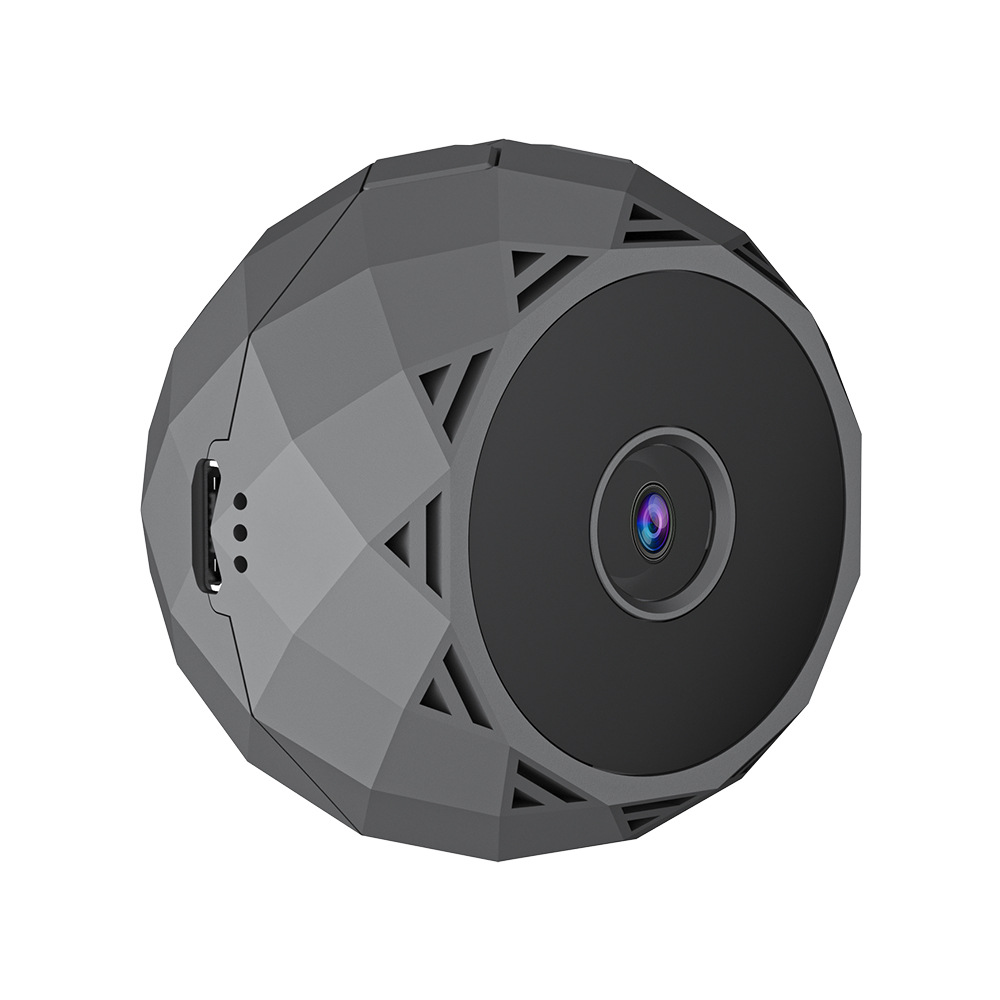 Jssevn - Mini-wlan-spionagekamera Mit Audio Und Video, Überwachungskamera Für Den Innen- Und Außenbereich, Lange Aufnahmezeit, 360° Drehbarer Magnet