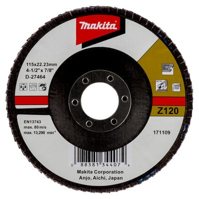 Fächerschleifscheibe ø115mm Z120