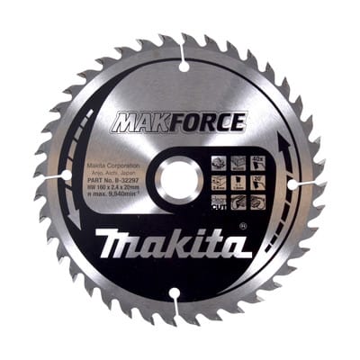 MAKFORCE Sägeblatt ø160 x 20mm x 40Z