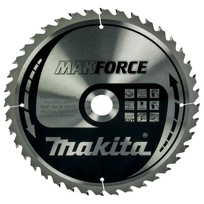 MAKFORCE Sägeblatt ø270 x 30mm x 40Z